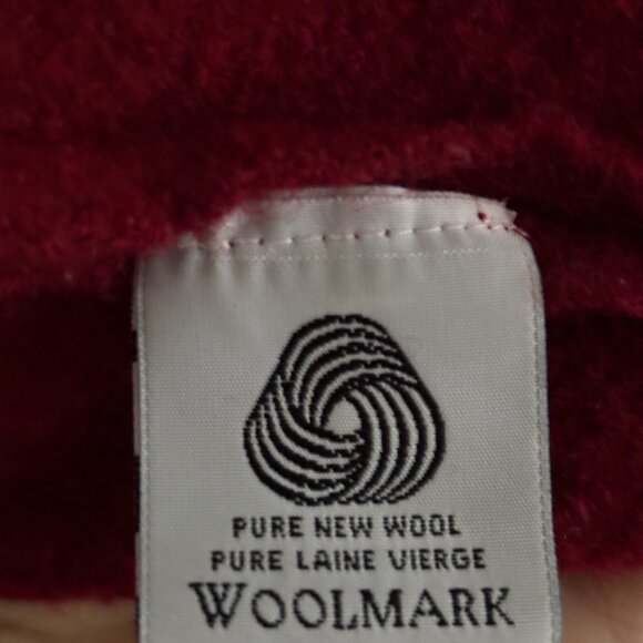 Ruby Red Felted Wool Chore Jacket - Picture 5 of 8